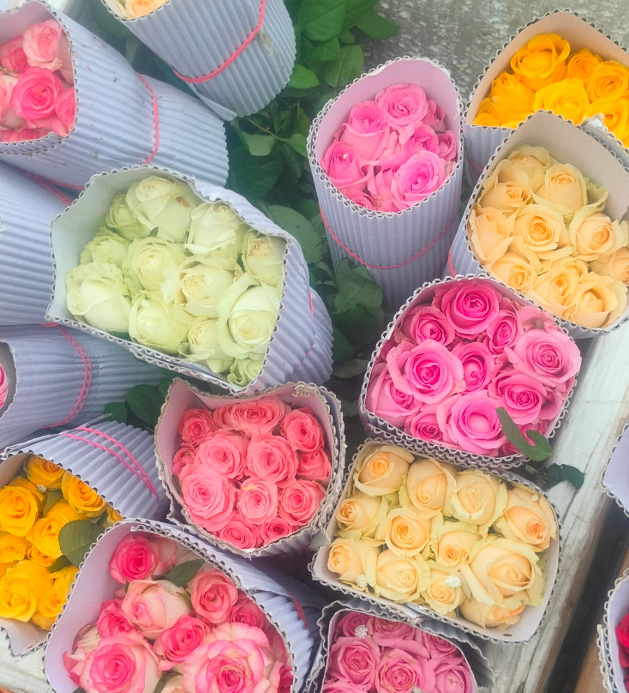 Fresh Verious colour Roses 20p/item